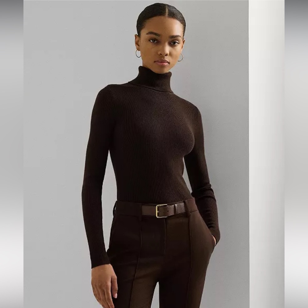 Kookai Mock Turtleneck Knit Sweater